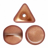 Les perles par Puca® Ilos kralen Bronze red mat 00030/01750